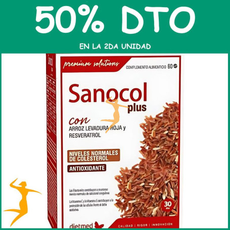 SANOCOL PLUS 60 COMPRIMIDOS DIETMED OFERTA 2 UD