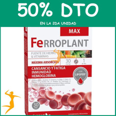 FERROPLANT MAX 30 COMPRIMIDOS DIETMED OFERTA 2 UD