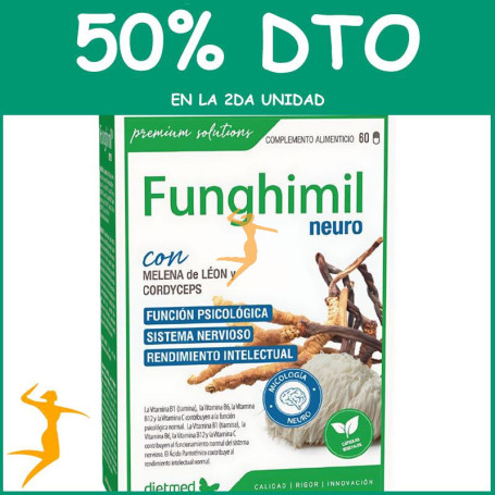 FUNGHIMIL NEURO 60 CÁPSULAS DIETMED OFERTA 2 UD