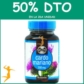 CARDO MARIANO 500Mg. 90 COMPRMIDOS NATURMIL OFERTA 2 UD