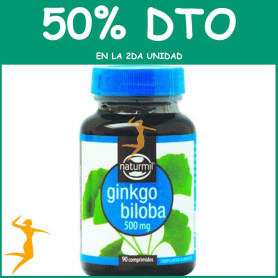 GINKGO BILOBA 500Mg. 90 COMPRIMIDOS NATURMIL OFERTA 2 UD