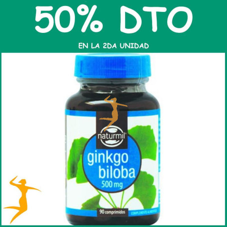 GINKGO BILOBA 500Mg. 90 COMPRIMIDOS NATURMIL OFERTA 2 UD