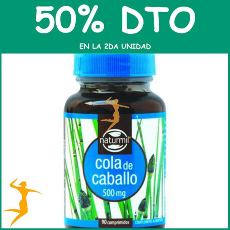 COLA DE CABALLO 500Mg. 90 COMPRIMIDOS NATURMIL OFERTA 2 UD