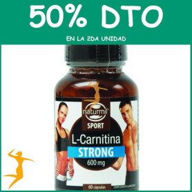 L-CARNITINA SLIM 60Mg. 60 CÁPSULAS NATURMIL OFERTA 2 UD