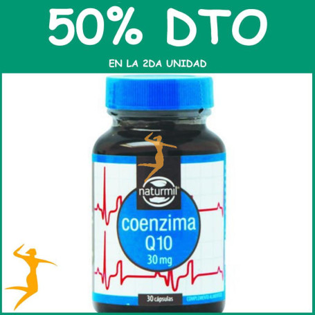 CO-ENZIMA Q10 30Mg. 30 PERLAS NATURMIL OFERTA 2 UD