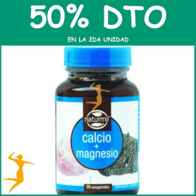 CALCIO CON MAGNESIO 500Mg. 90 COMPRMIDOS NATURMIL OFERTA 2 UD