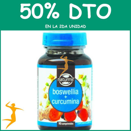 BOSWELIA + CURCUMINA 90 COMPRIMIDOS NATURMIL OFERTA 2 UD