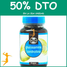 GLUCOSAMINA + CONDROITINA 45 CÁPSULAS NATURMIL OFERTA 2 UD