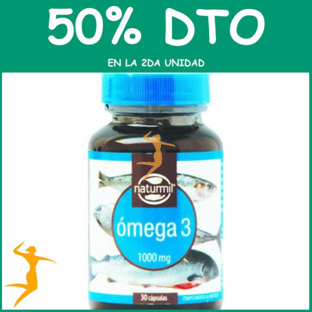 OMEGA 3 1.000Mg. 18/12 30 PERLAS NATURMIL OFERTA 2 UD