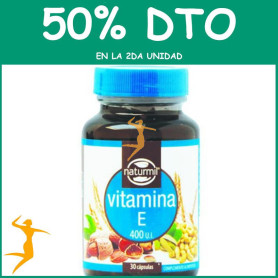 VITAMINA E 400UI 30 PERLAS NATURMIL OFERTA 2 UD