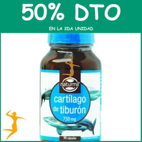 CARTÍLAGO DE TIBURÓN 750Mg. 90 CÁPSULAS NATURMIL OFERTA 2 UD