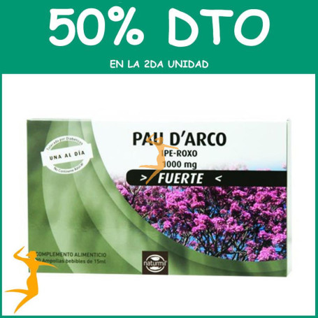 PAU DARCO FORTE 20 AMPOLLAS NATURMIL OFERTA 2 UD