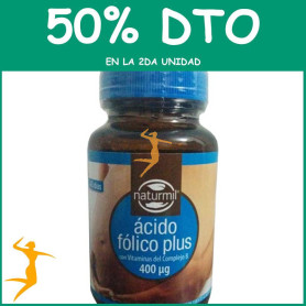 ÁCIDO FÓLICO PLUS 90COMPRIMIDOS NATURMIL OFERTA 2 UD