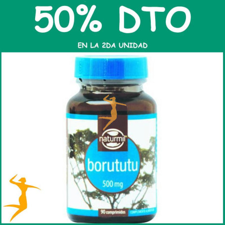 BORUTUTU 500Mg. 90 COMPRMIDOS NATURMIL OFERTA 2 UD