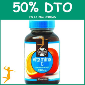 VITAMINA C 1.000Mg. 60 COMPRMIDOS NATURMIL OFERTA 2 UD