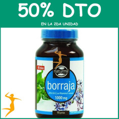 BORRAJA 1.000Mg. 90 PERLAS NATURMIL OFERTA 2 UD