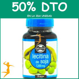 LECITINA DE SOJA 1.200Mg. 30 PERLAS NATURMIL OFERTA 2 UD