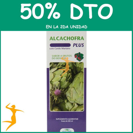 ALCACHOFA + CARDO MARIANO PLUS 500Ml. NATURMIL OFERTA 2 UD