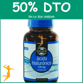 ÁCIDO HIALURÓNICO 120Mg. 45 COMPRIMIDOS NATURMIL OFERTA 2 UD