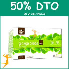 GINKGO BILOBA FORTE 20 AMPOLLAS NATURMIL OFERTA 2 UD