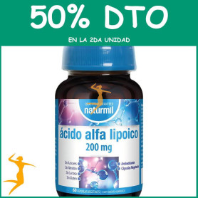 ACIDO ALFA LIPOICO 200MG 60 COMPRIMIDOS NATURMIL OFERTA 2 UD