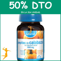 CALABAZA (Pepitas) 1000MG 90 PERLAS NATURMIL OFERTA 2 UD