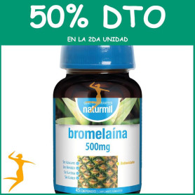 BROMELAINA 500MG 45 COMPRIMIDOS NATURMIL OFERTA 2 UD