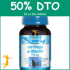 CARTILAGO DE TIBURÓN 750MG 180 CÁPSULAS NATURMIL OFERTA 2 UD