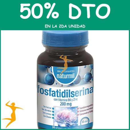 FOSFATIDILSERINA COMPLEX 200MG 30 CÁPSULAS NATURMIL OFERTA 2 UD