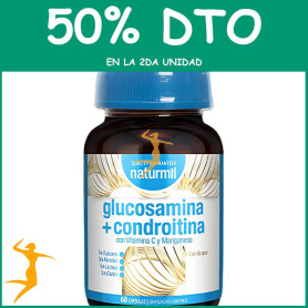 GLUCOSAMINA + CONDROITINA 60 CÁPSULAS NATURMIL OFERTA 2 UD