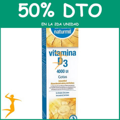 VITAMINA D3 4000UI GOTAS 50ML NATURMIL OFERTA 2 UD