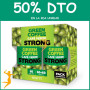 CAFÉ VERDE STRONG PACK ECONÓMICO 60+60 CÁPSULAS NOVITY OFERTA 2 UD