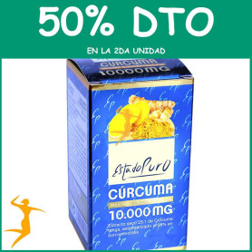 CÚRCUMA 10000Mg. 80 CÁPSULAS ESTADO PURO OFERTA 2 UD