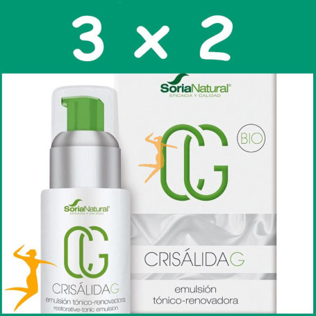 Pack 3x2 CRISALIDA G BIO 30ML SORIA NATURAL