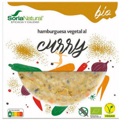 HAMBURGUESA VEGETAL AL CURRY BIO 2 UDS x 100 GR SORIA NATURAL ALIMENTACION