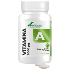 VITAMINA A LIBERACIÓN SOSTENIDA 60 COMPRIMIDOS SORIA NATURAL