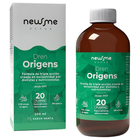 DREN ORIGENS SABOR MENTA 500ML HERBORA