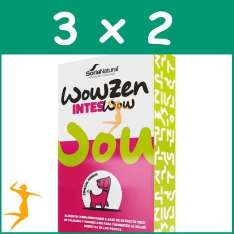 Pack 3x2 INTESWOW PERROS 12 COMPRIMIDOS SORIA NATURAL