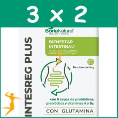 Pack 3x2 INTESREG PLUS 14 SOBRES SORIA NATURAL