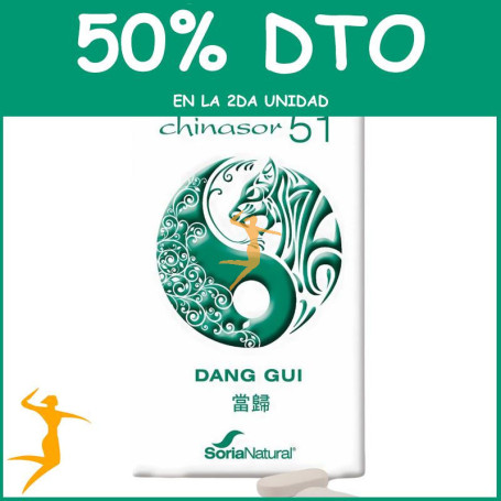 CHINASOR 51 DANG GUI 30 COMPRIMIDOS SORIA NATURAL OFERTA 2 UD