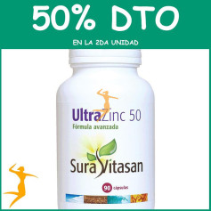 ULTRA ZINC 50 90 CÁPSULAS SURA VITASAN OFERTA 2 UD