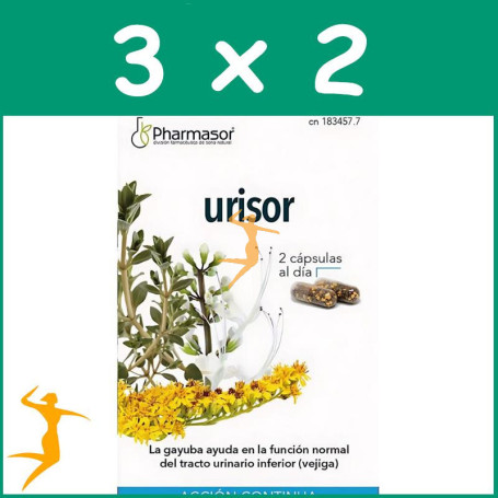 Pack 3x2 URISOR 30 CÁPSULAS SORIA NATURAL