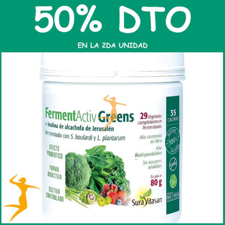 FERMENT ACTIV GREENS 80GR SURA VITASAN OFERTA 2 UD