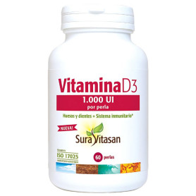 VITAMINA D3 1.000UI 60 PERLAS SURA VITASAN