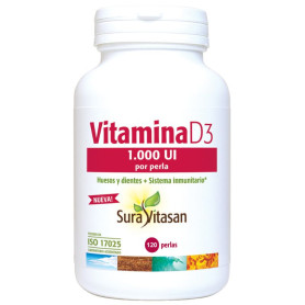 VITAMINA D3 1.000UI 120 PERLAS SURA VITASAN