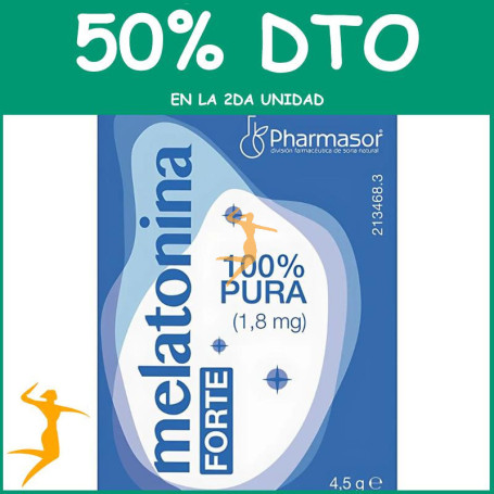 MELATONINA FORTE 90 COMPRIMIDOS SORIA NATURAL OFERTA 2 UD