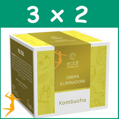 Pack 3x2 CREMA ILUMINADORA CON KOMBUCHA 50ML TONGIL