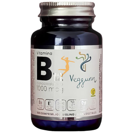 VITAMINA B12 1.000Mcg. 100 COMPRIMIDOS VEGGUNN