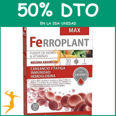 FERROPLANT MAX 30 COMPRIMIDOS DIETMED OFERTA 2 UD