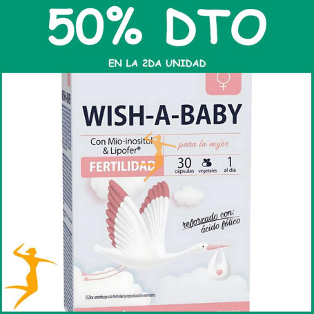 WISH A BABY 30 CÁPSULAS DIETMED OFERTA 2 UD